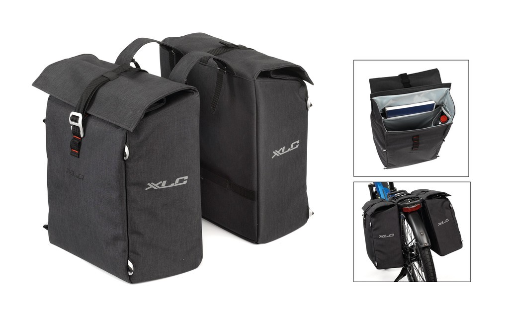 XLC borsa doppia antracite