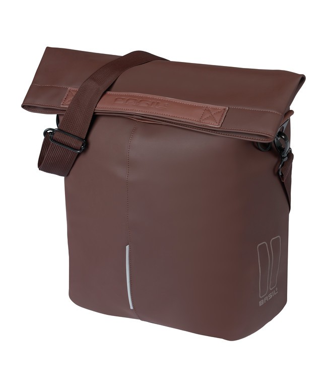 Shopper bici City Basil ecopelle rosted brown
